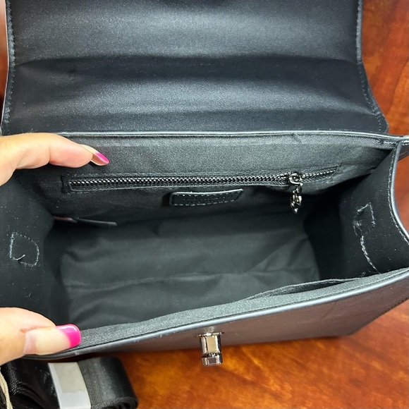 Valentino Orlandi Black Crossbody Bag with Studded Detailing NWT - Picture 7 of 12